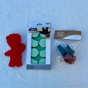 Gumby Cookie Cutter Fall Dough Cutters Mandalorian The Child Ice Cube Tray New!